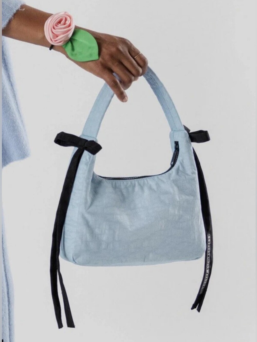 NWT BAGGU X SANDY LIANG - MINI BOW BAG - POWDER BLUE